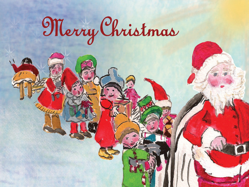 Mom's Children and Santa Card - Dreams After All