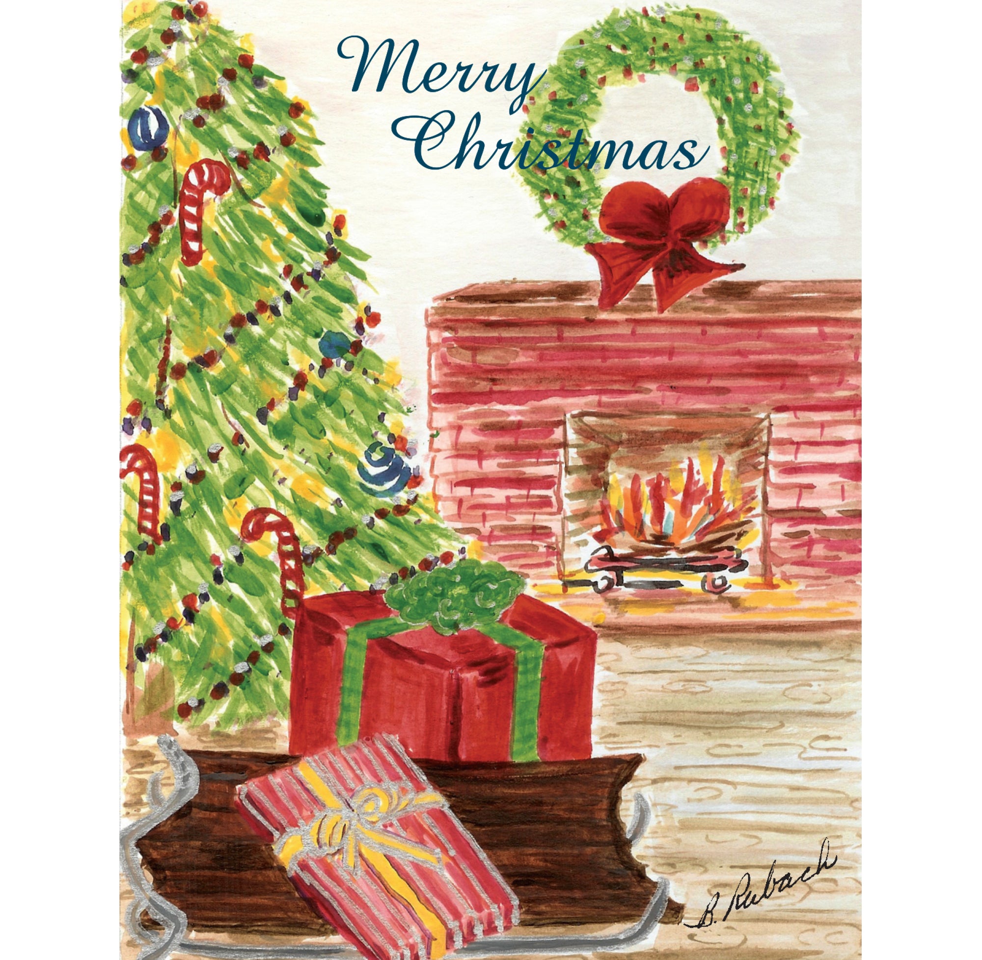 Mom's Christmas Tree 50 Card Set