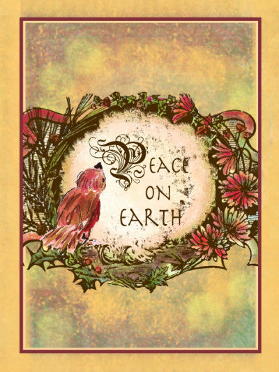 6 CARDS - Peace On Earth Greeting Cards - Dreams After All