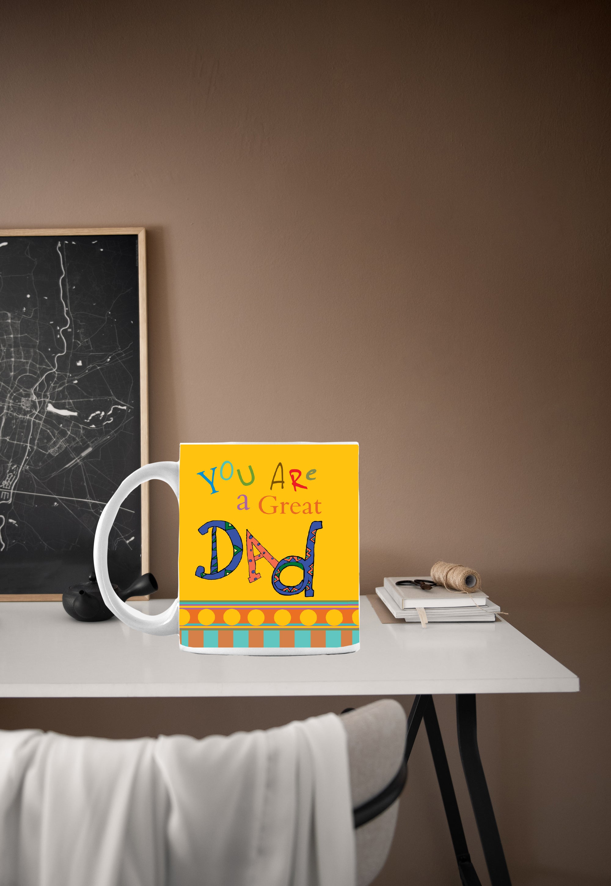 You Are A Great Dad Yellow Mug