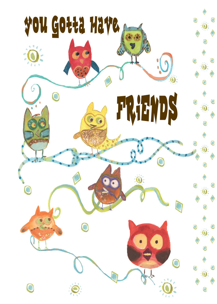 Friendship Card Pack of Six Greeting Cards - Dreams After All