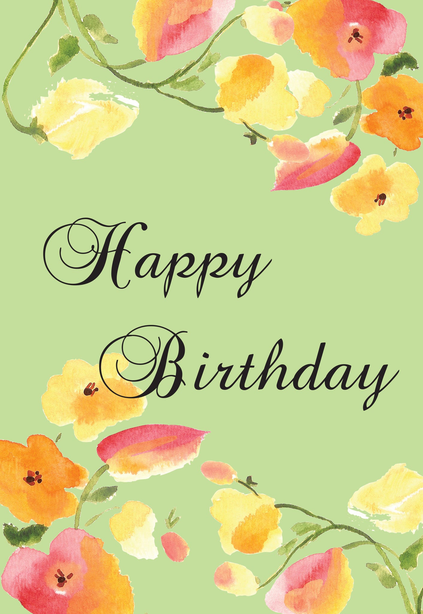 Lime Birthday Gift Enclosure - Dreams After All