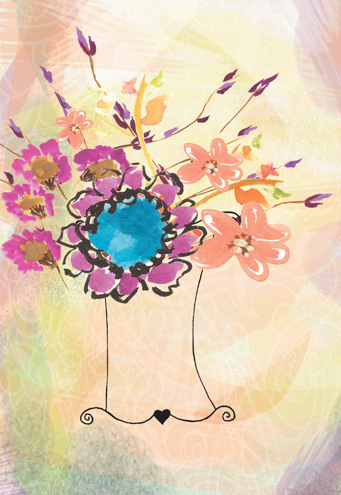 Heart Vase Gift Enclosure - Dreams After All