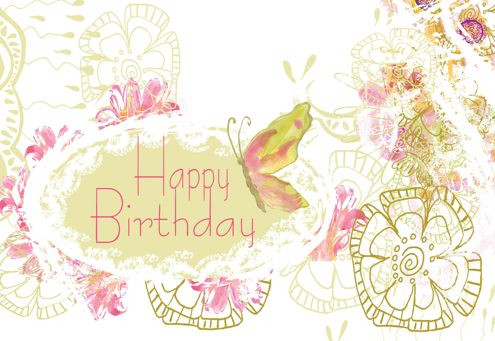 White Lace Birthday Gift Enclosure