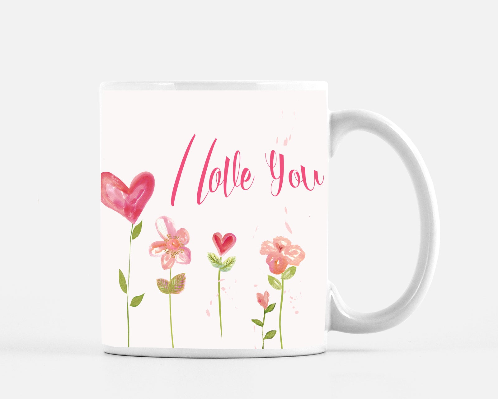 I Love You Pink 15 ounce Mug - Dreams After All
