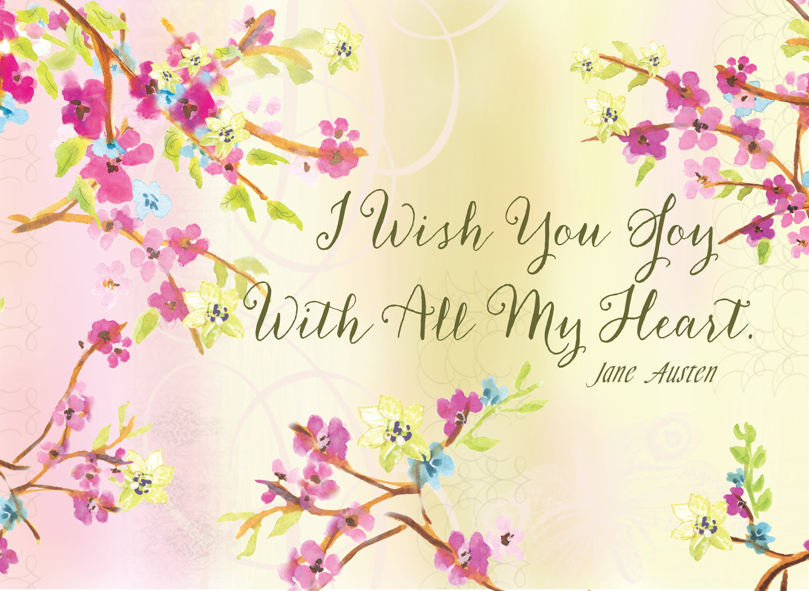 Jane Austen Quote Blank Card - Dreams After All