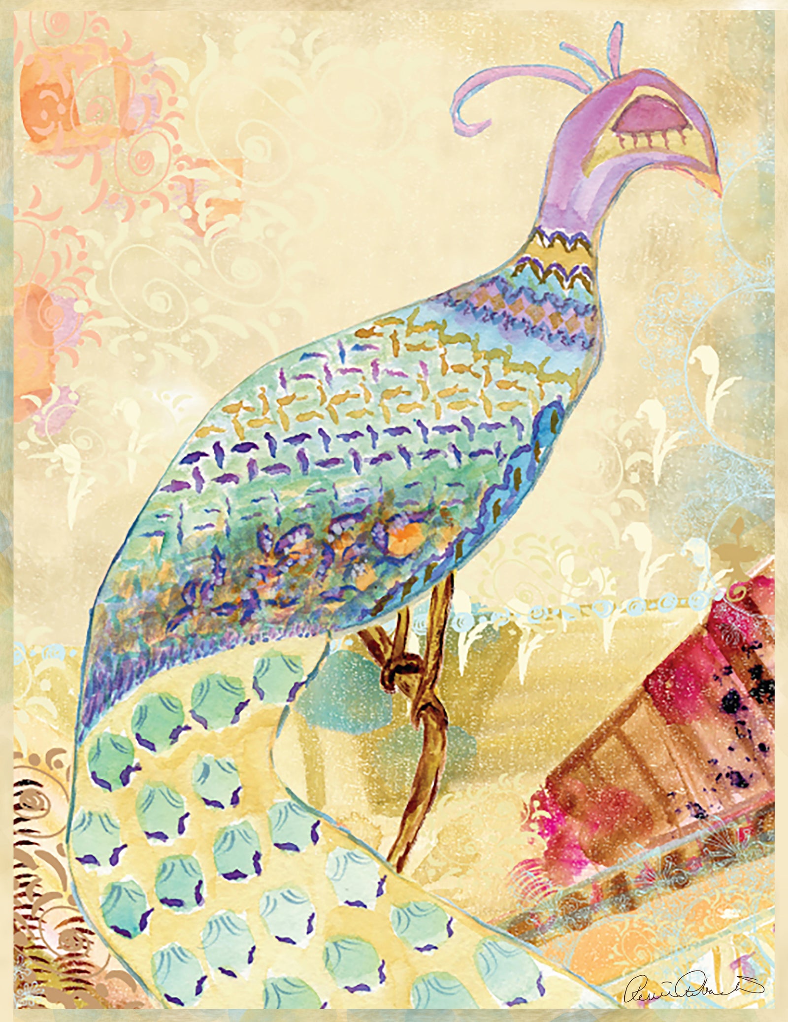 Peacock Wall Art - Dreams After All