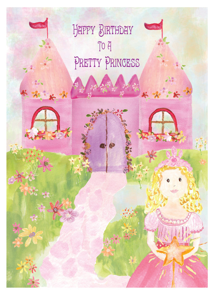 Happy Birthday Pretty Princess Greeting Card - Dreams After All