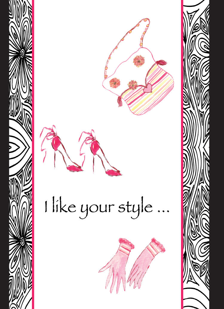 Gloves and Purses Birthday Card - Dreams After All