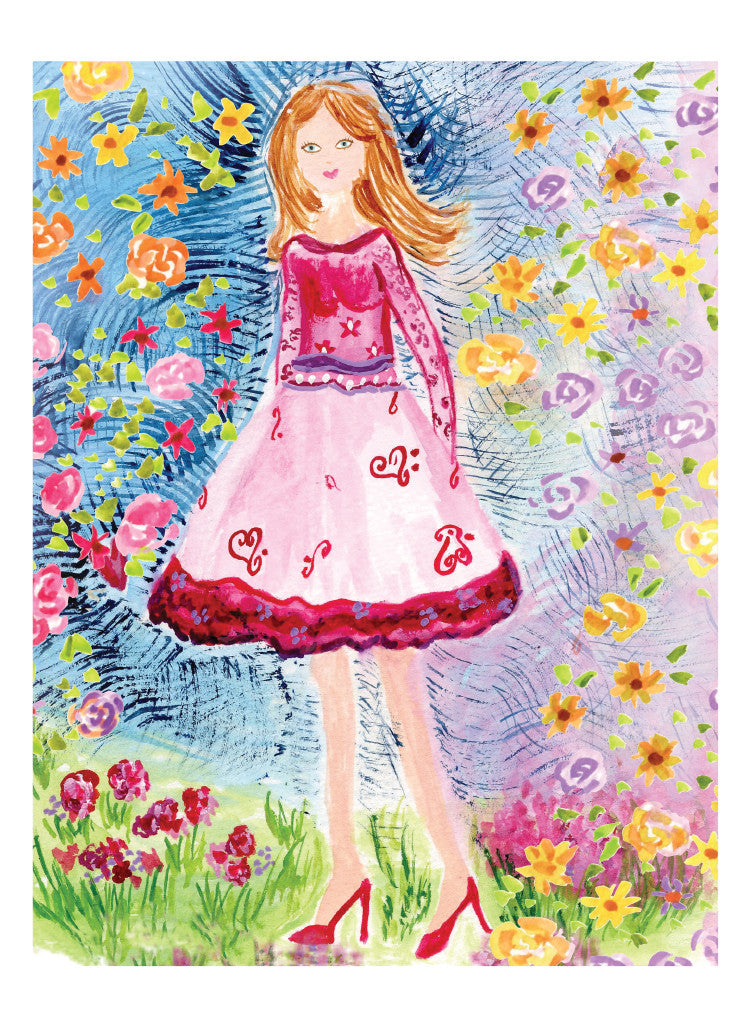 Happy Birthday Little Girl Greeting Card - Dreams After All