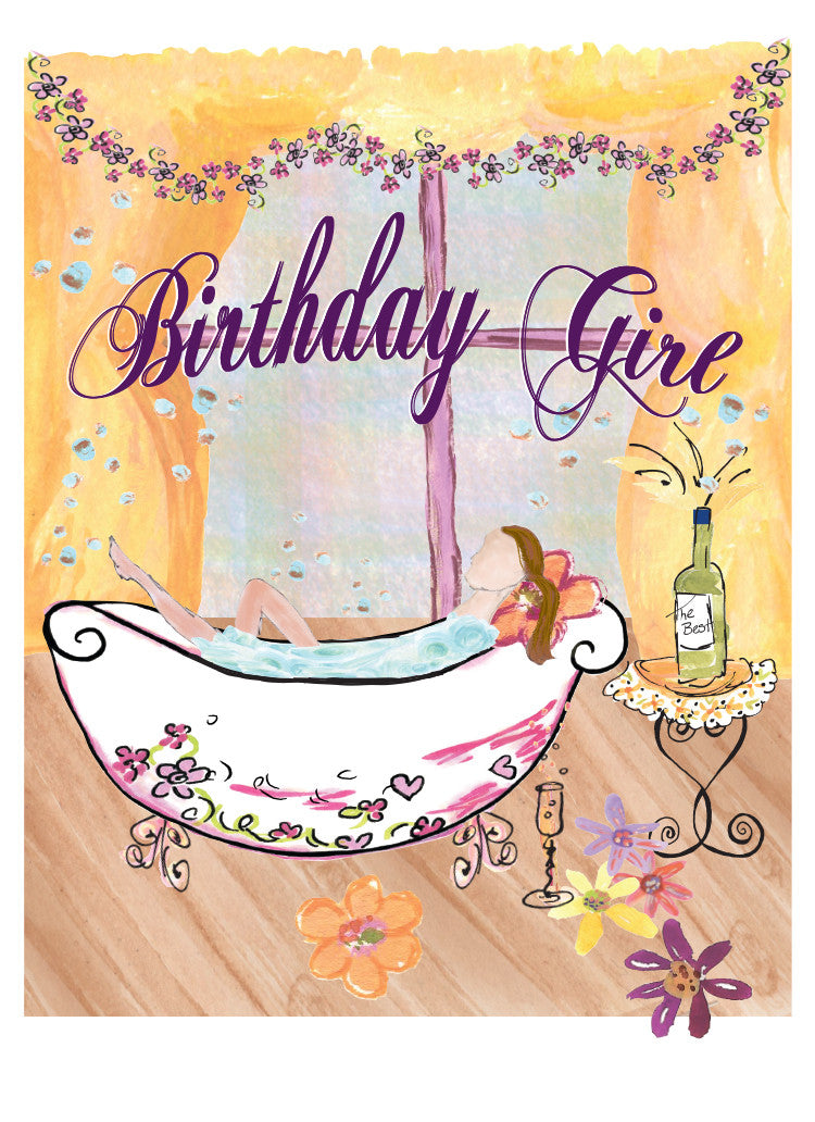 Happy Birthday Girl | Postcard