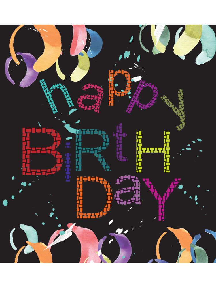 Happy Birthday Circles Greeting Card - Dreams After All