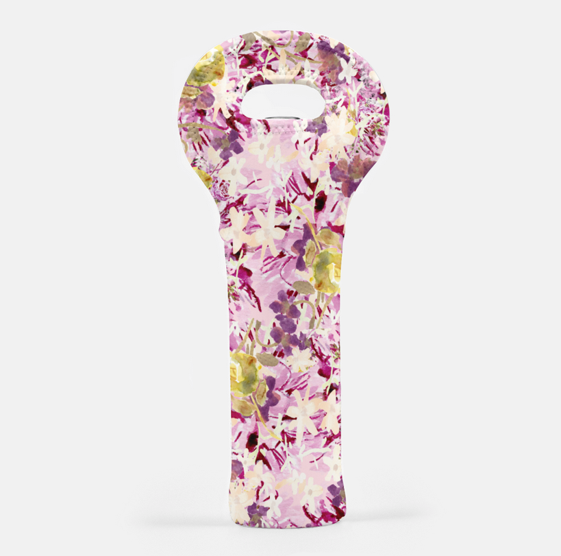 WINE TOTE - DAHLILAH LAVENDER & PINK - Dreams After All