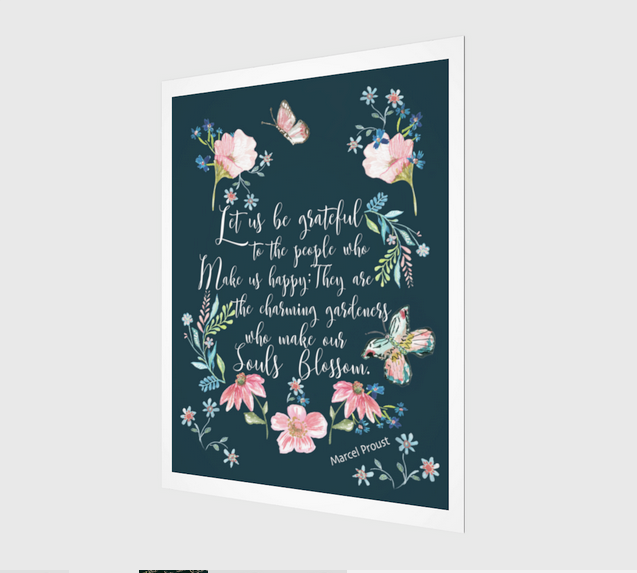 Marcel Proust Charming Gardeners 8 x 10 Fine Art and Digital Art Prints