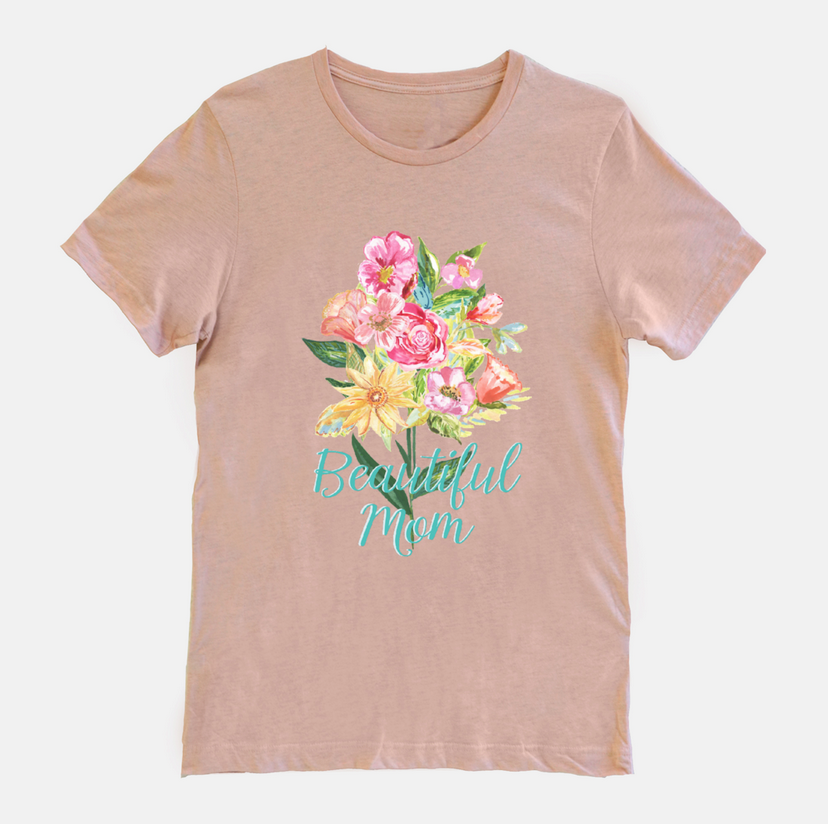 Beautiful Mom Prism Peach T-Shirt