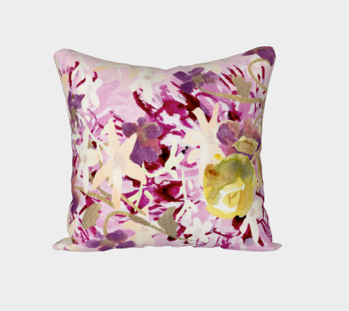 Dahlilah Lavender 18" X 18" Pillow Cover