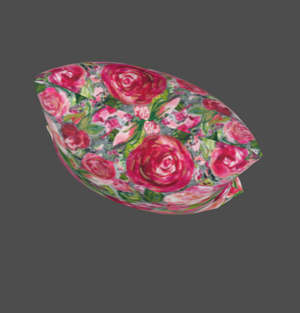 Love and Roses 18" X 18" Pillow Cover