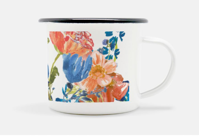 Alora Camp Mug 10 oz. (Black Rim)