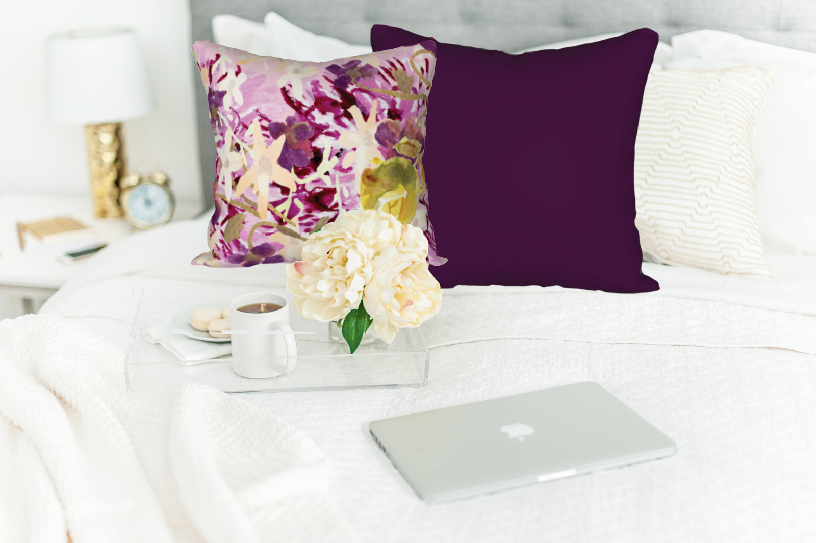 Dark Purple 18" X 18" Pillow Cover