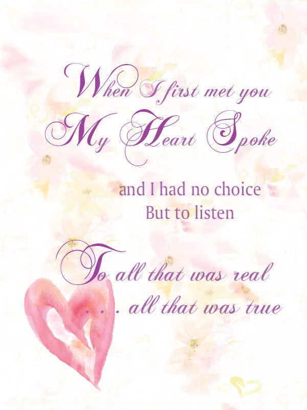 My Heart Spoke (Valentine's Day & Love and Romance) - Dreams After All