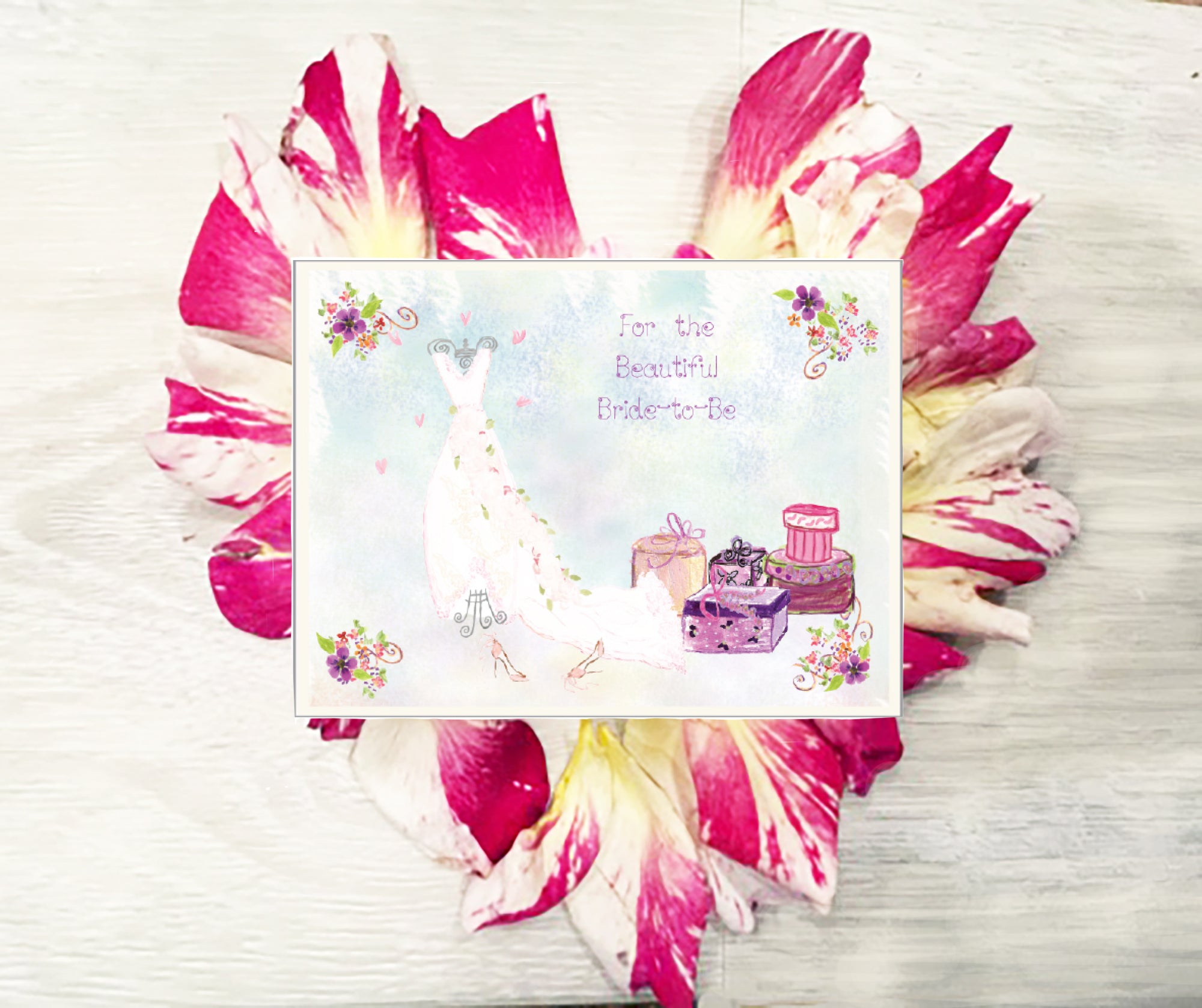 Wedding - Bride to Be Greeting Card - Dreams After All