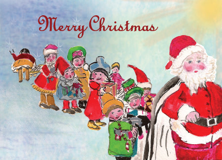 Mom's Children Christmas Greeting Cards - Dreams After All