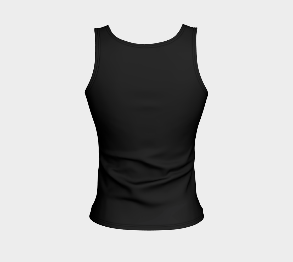 Renée Black Fitted Tank Top Regular