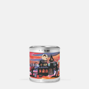 Spooky Haunted House Candle Paint Can 8oz