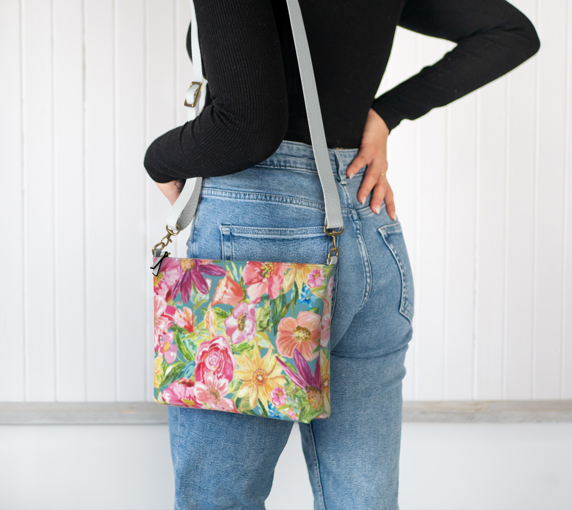 Crossbody - Oscar Floral White