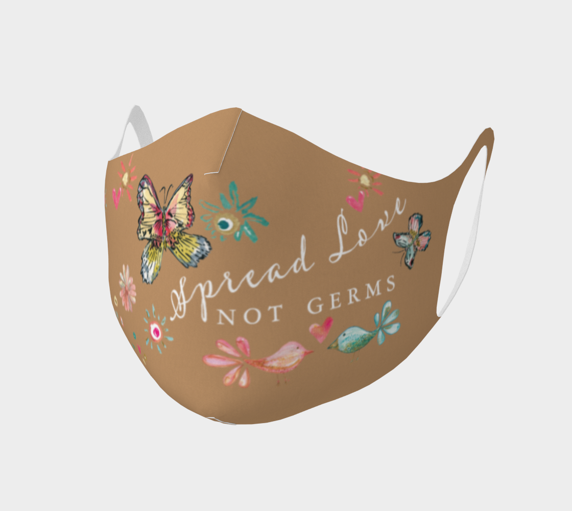Spread Love Tan Face Covering - Dreams After All