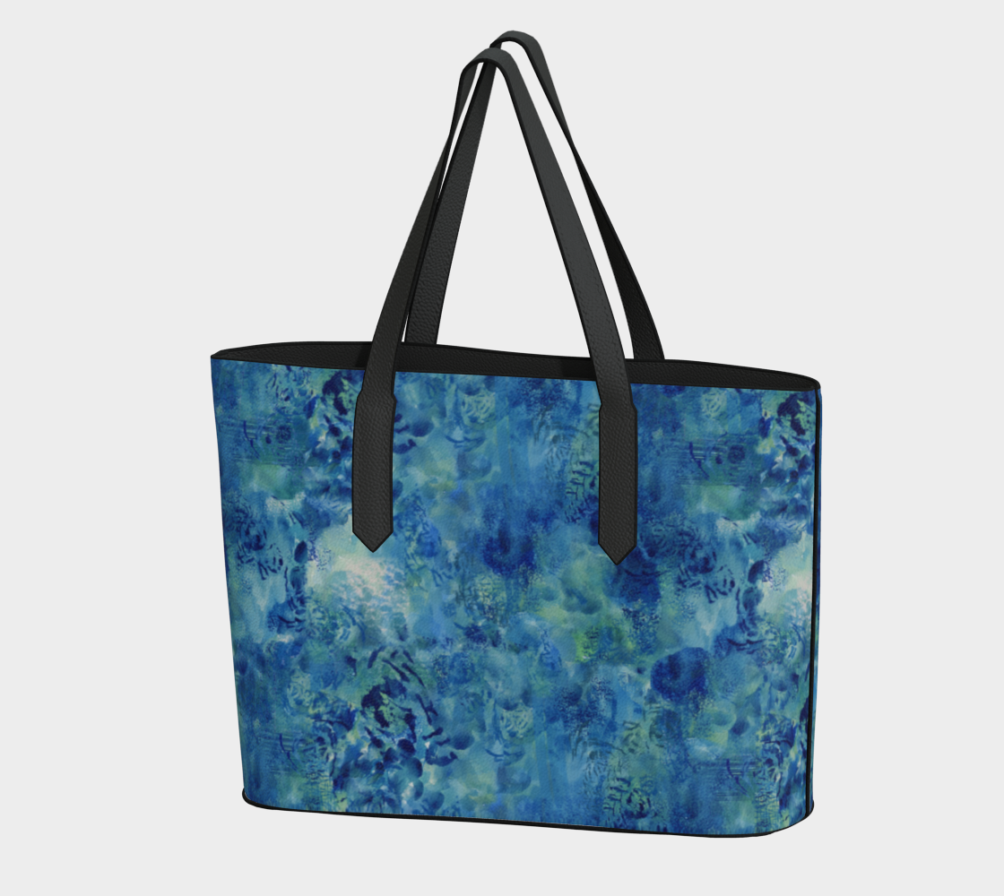 Vegan Tote Blue Life