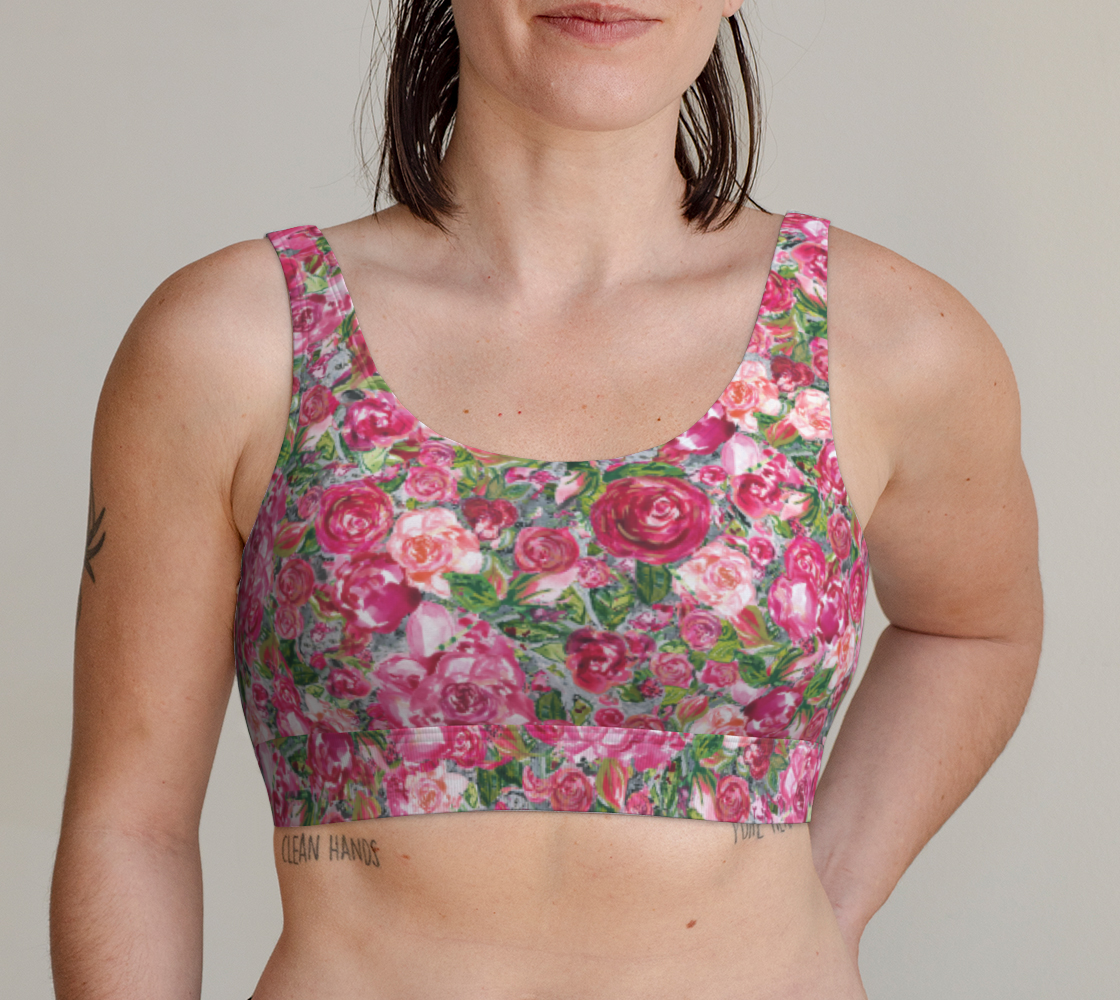 Love and Roses Scoop Bralette