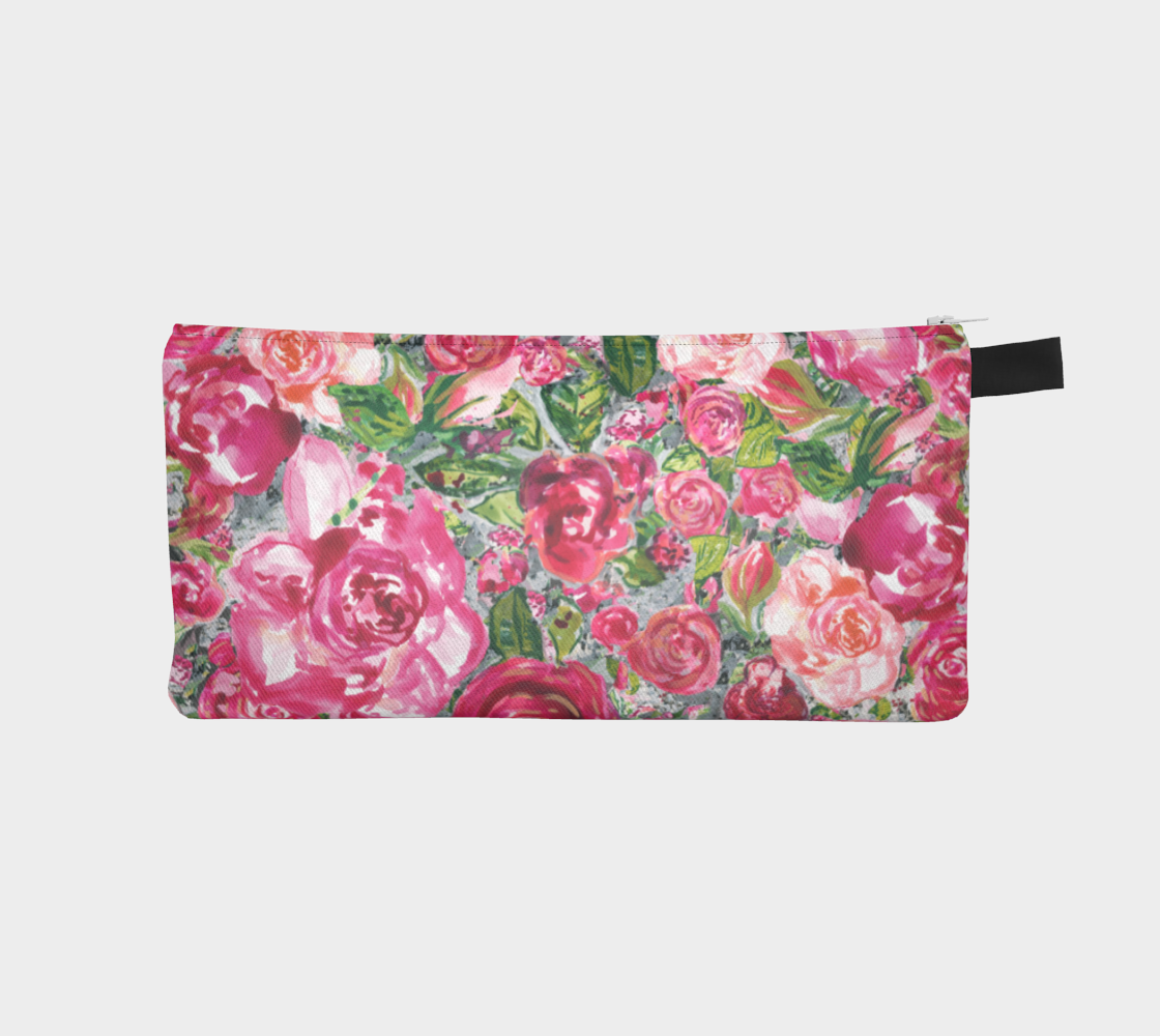 Love and Roses Pencil Bag