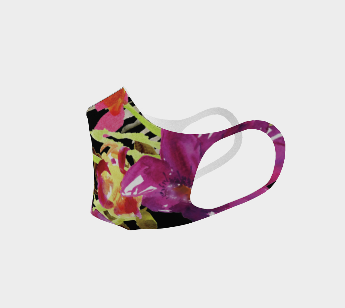 Renée's Floral Face Covering in Black - Dreams After All