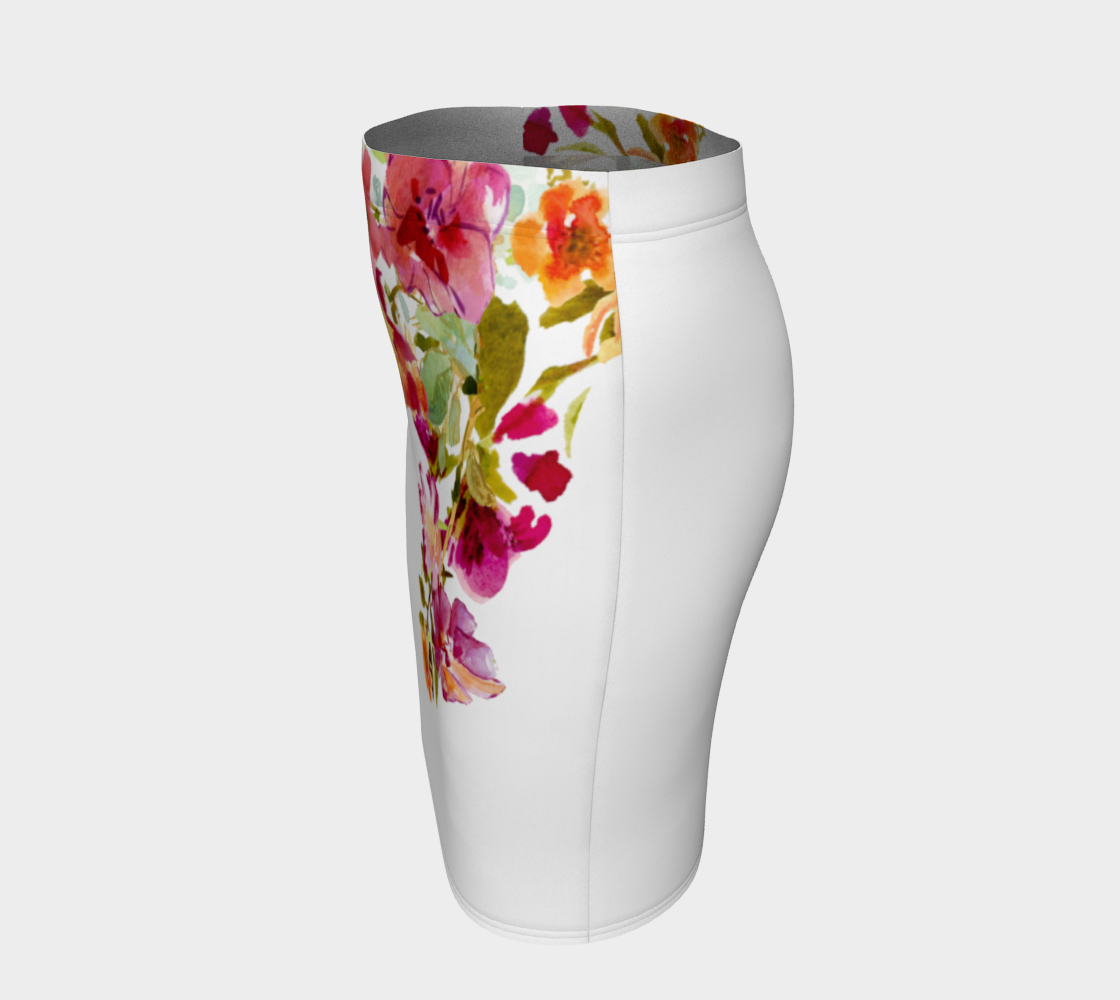 Renée White Fitted Skirt