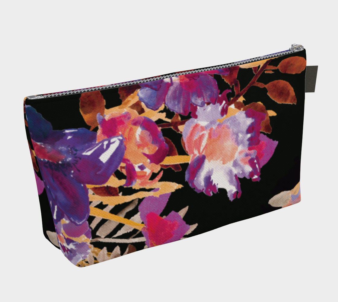 Cosmetic Bag With Zipper Pull Renee Purple