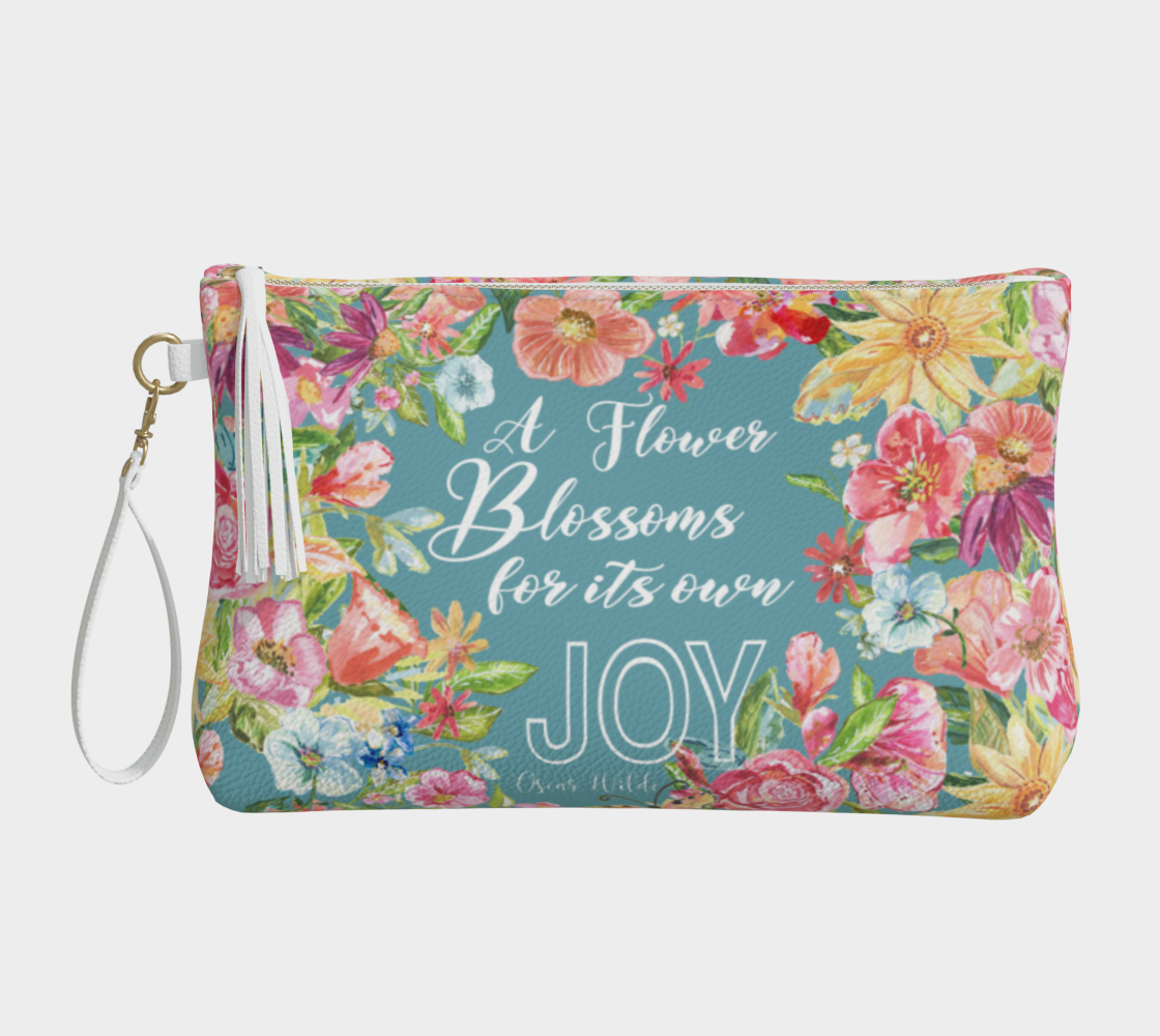 Vegan Leather Pouch Oscar Wilde