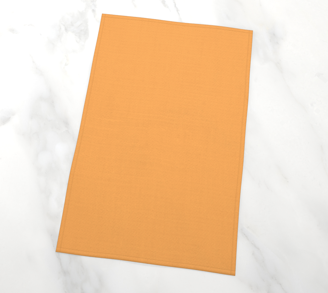 Light Orange Tea Towel