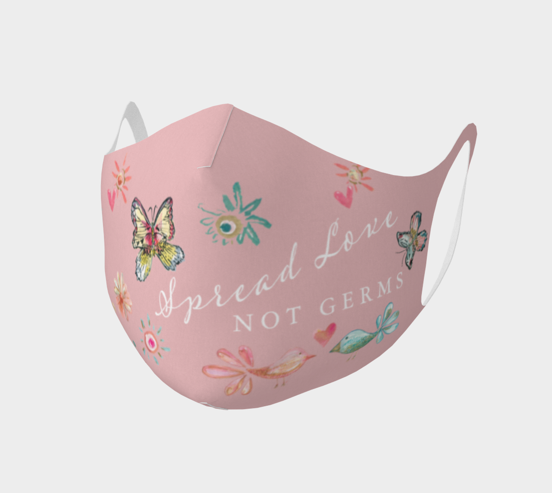 Spread Love Pink Face Covering - Dreams After All