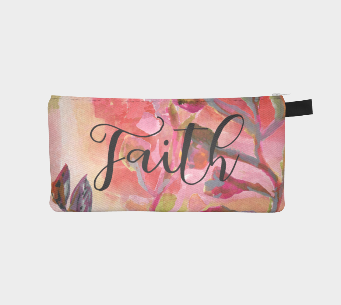Faith and Courage Pencil Bag
