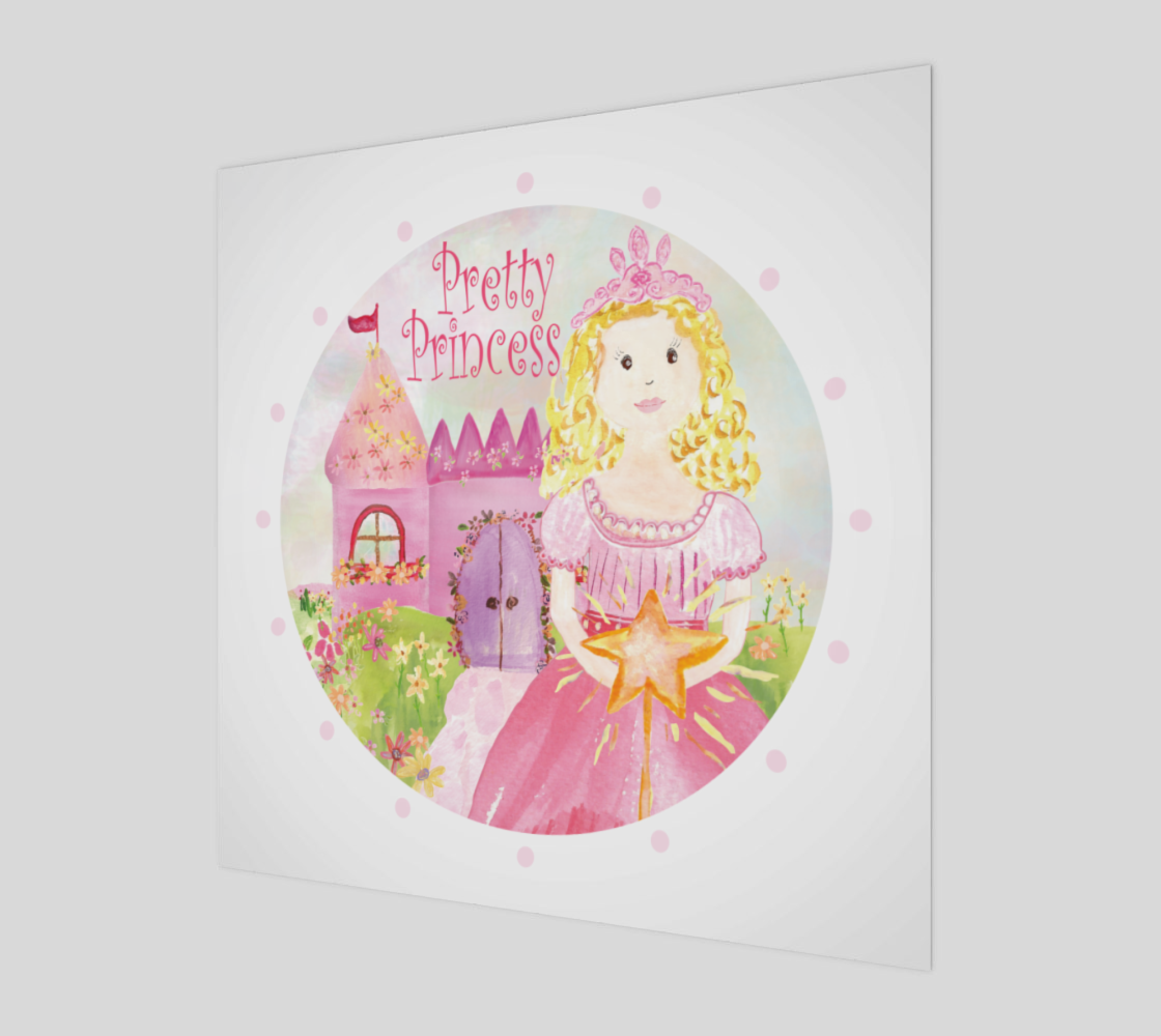 Pretty Princes Square Art Print