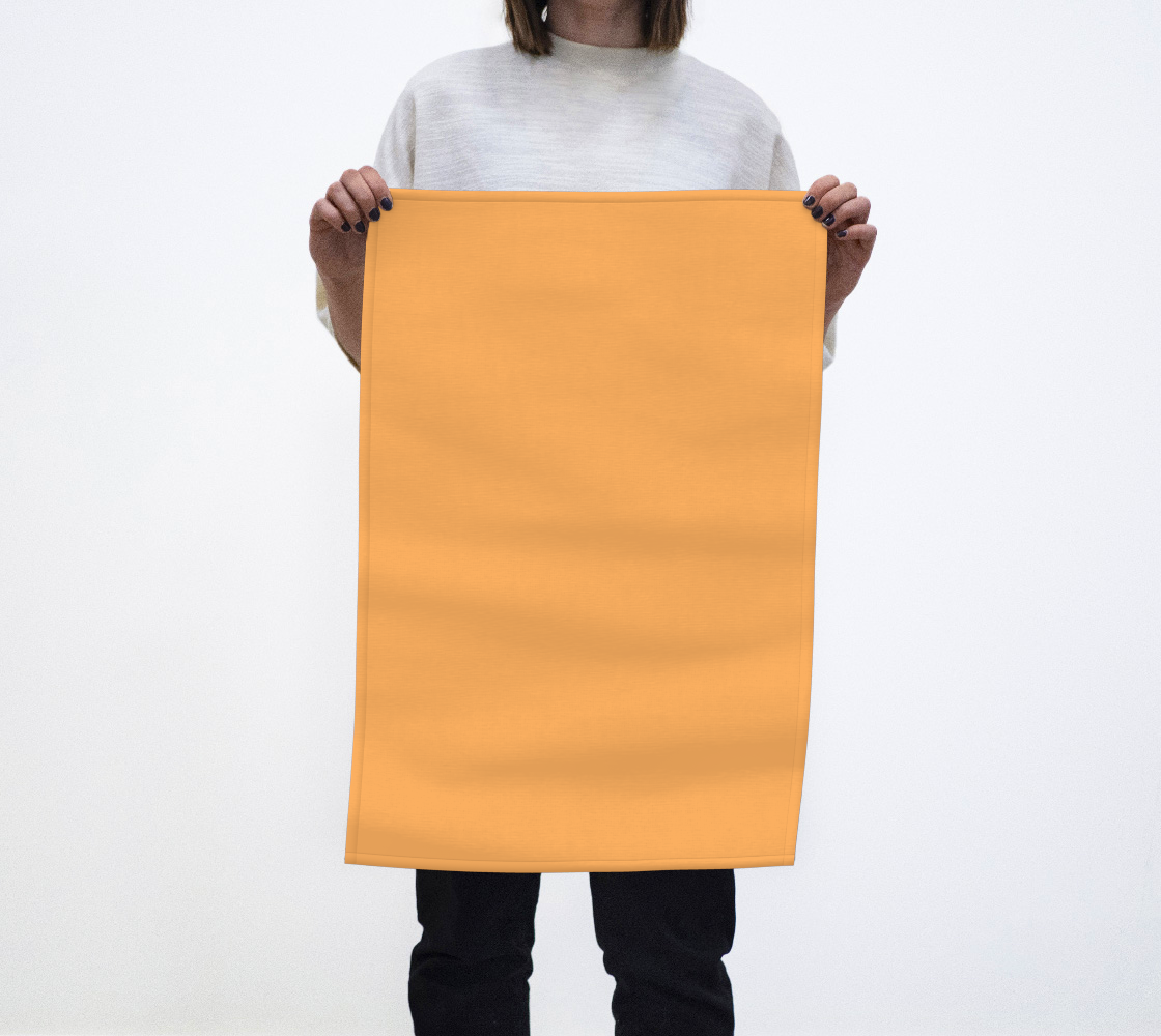 Light Orange Tea Towel