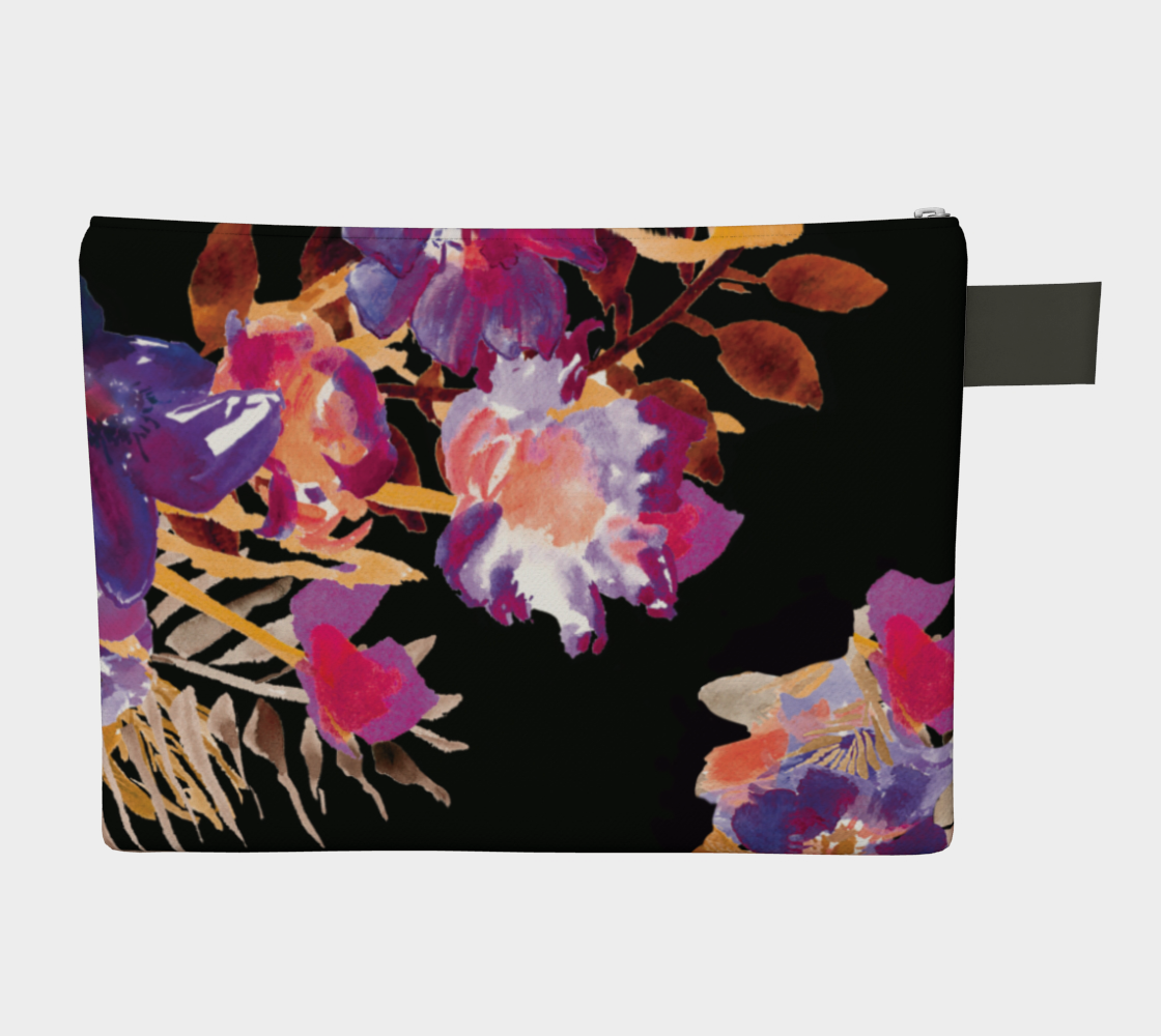 Zipper Carry-All Renée Purple Orange