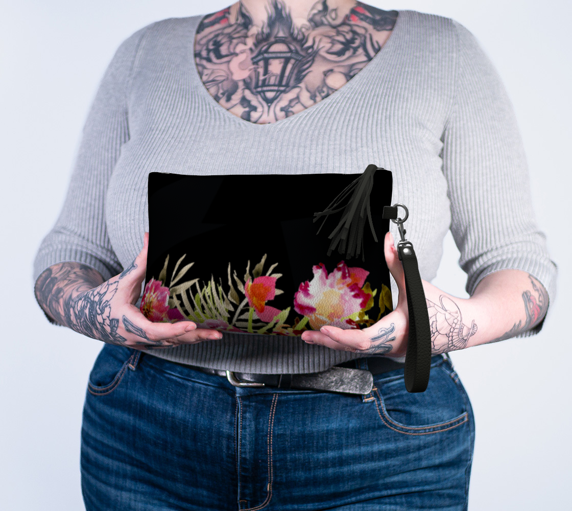 Vegan Leather Pouch Renée Black