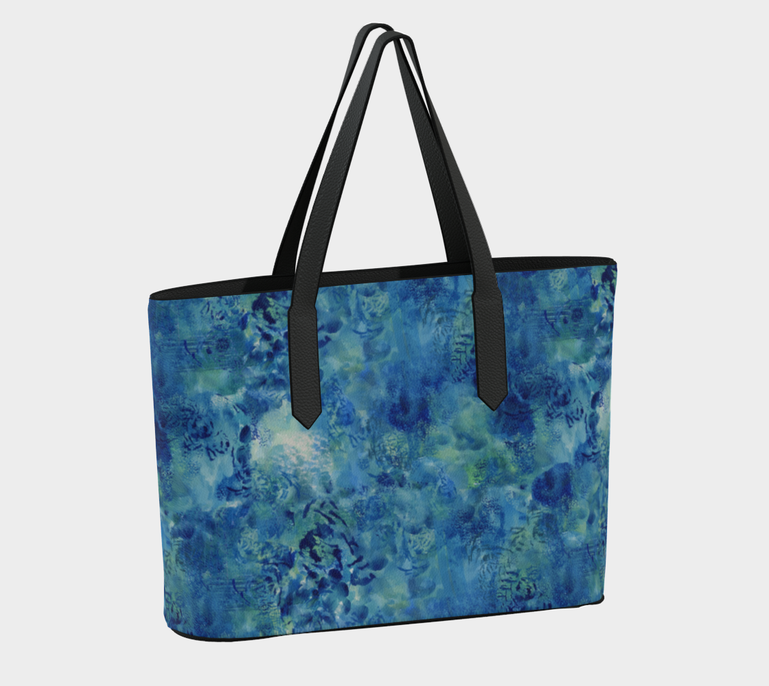Vegan Tote Blue Life