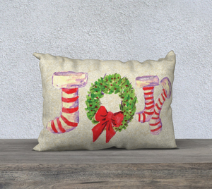 JOY STOCKINGS 20" X 14" Pillow Case - Dreams After All