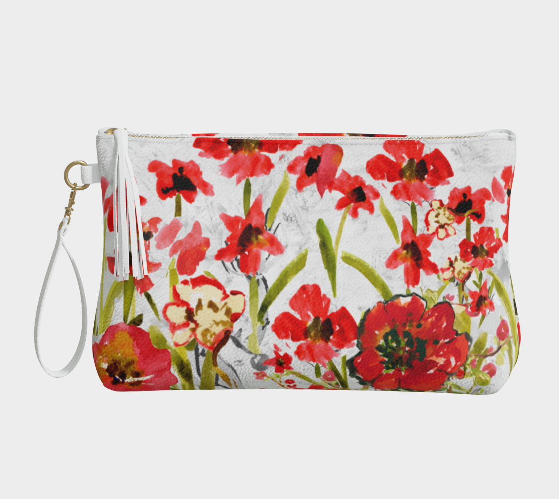 Vegan Leather Pouch Ruby Calista