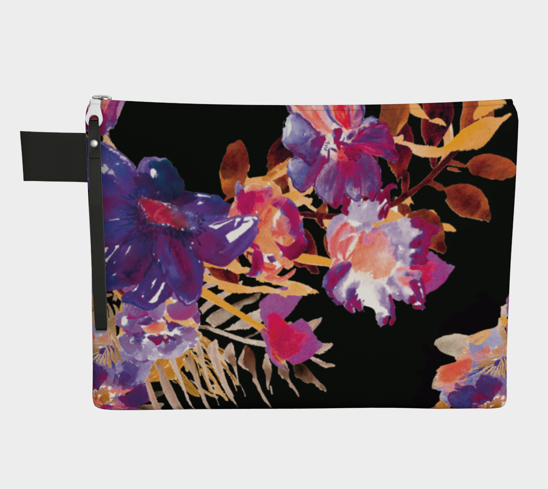 Zipper Carry-All Renée Purple Orange