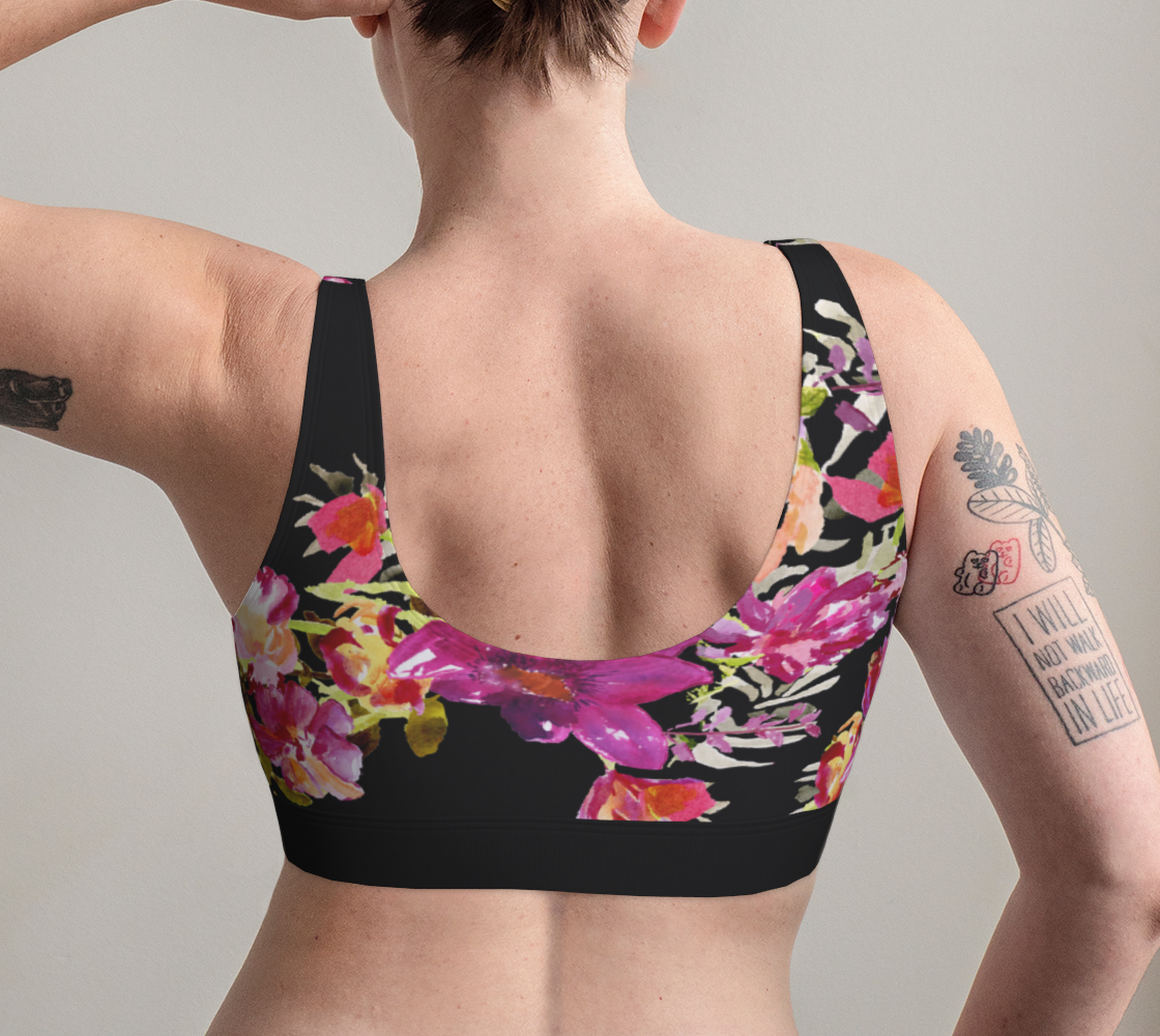 Renée Black Scoop Bralette