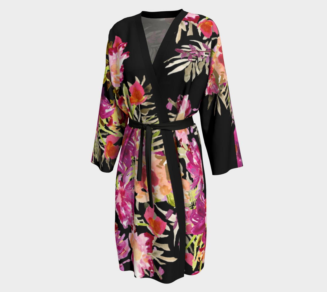 Renée Black Peignoir